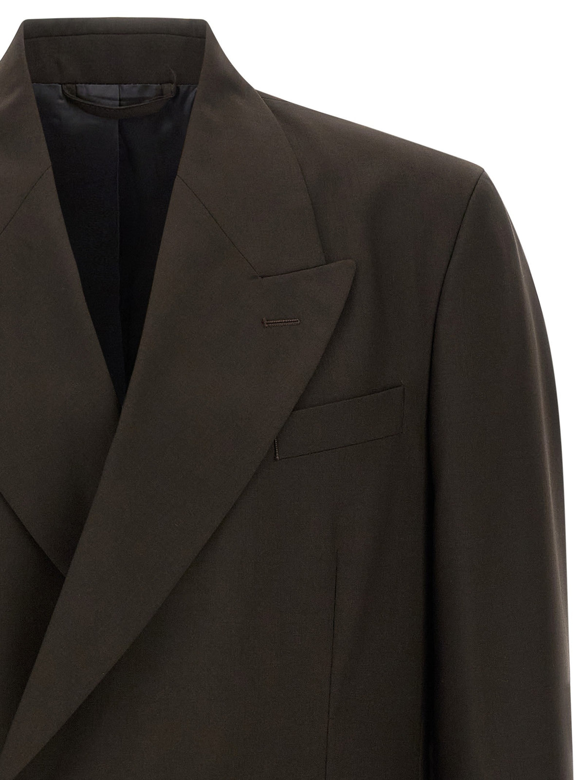mfpen Double Breasted Blazer Brown