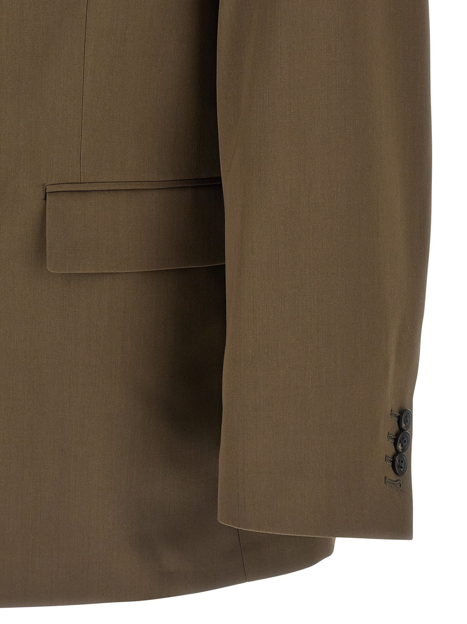 Ssstein Double Breasted Blazer Green