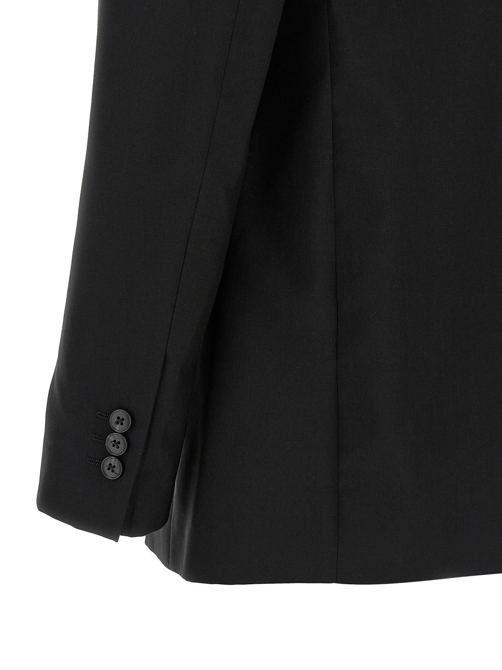 mfpen Double Breasted Blazer Black