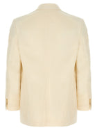 AURALEE Double Breasted Blazer Beige, view 2