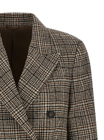 Brunello Cucinelli Double Breasted Blazer Beige