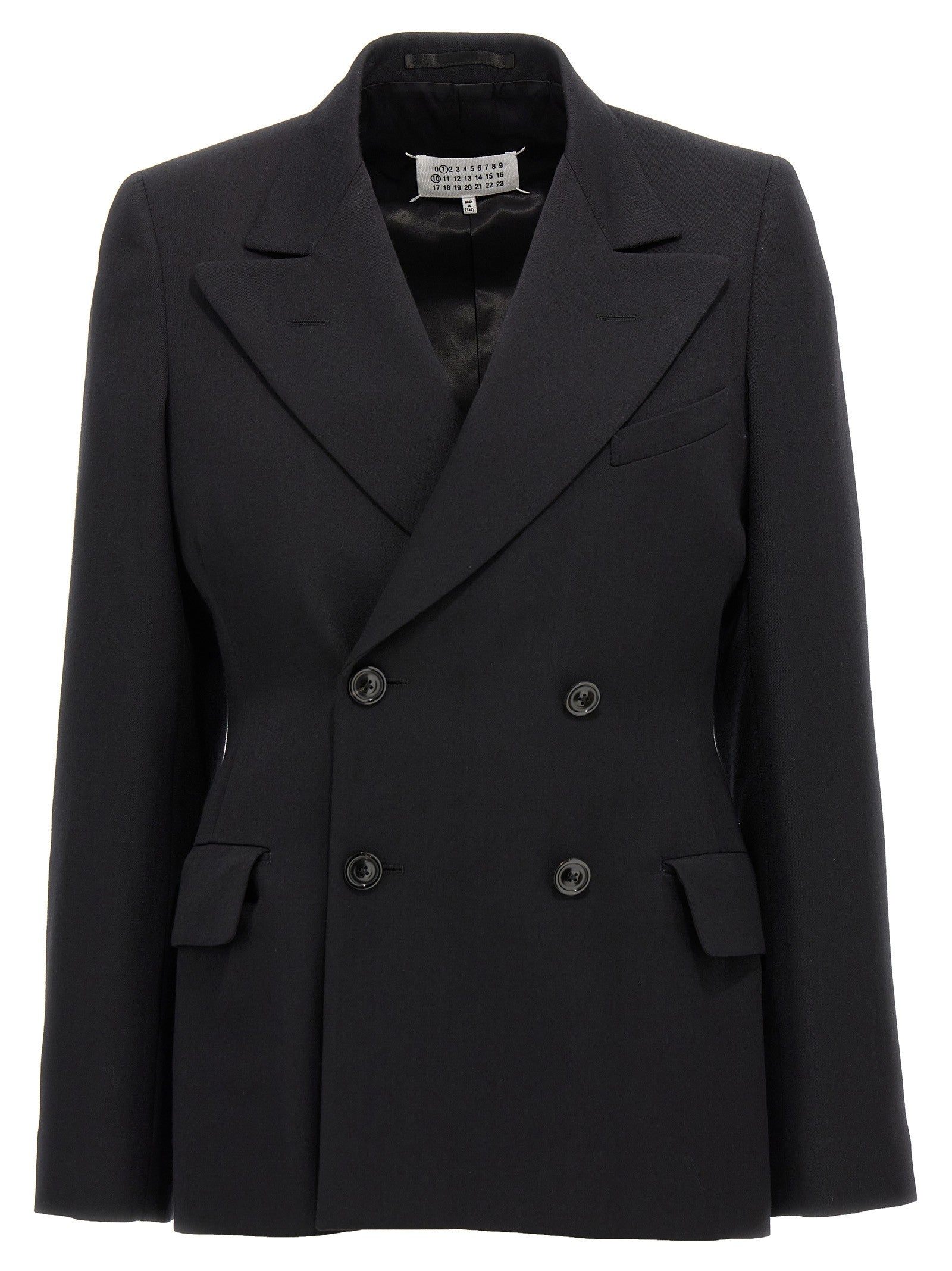 Maison Margiela Double Breasted Blazer Black