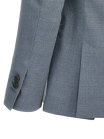Maurizio Miri Double Breasted Blazer Blue