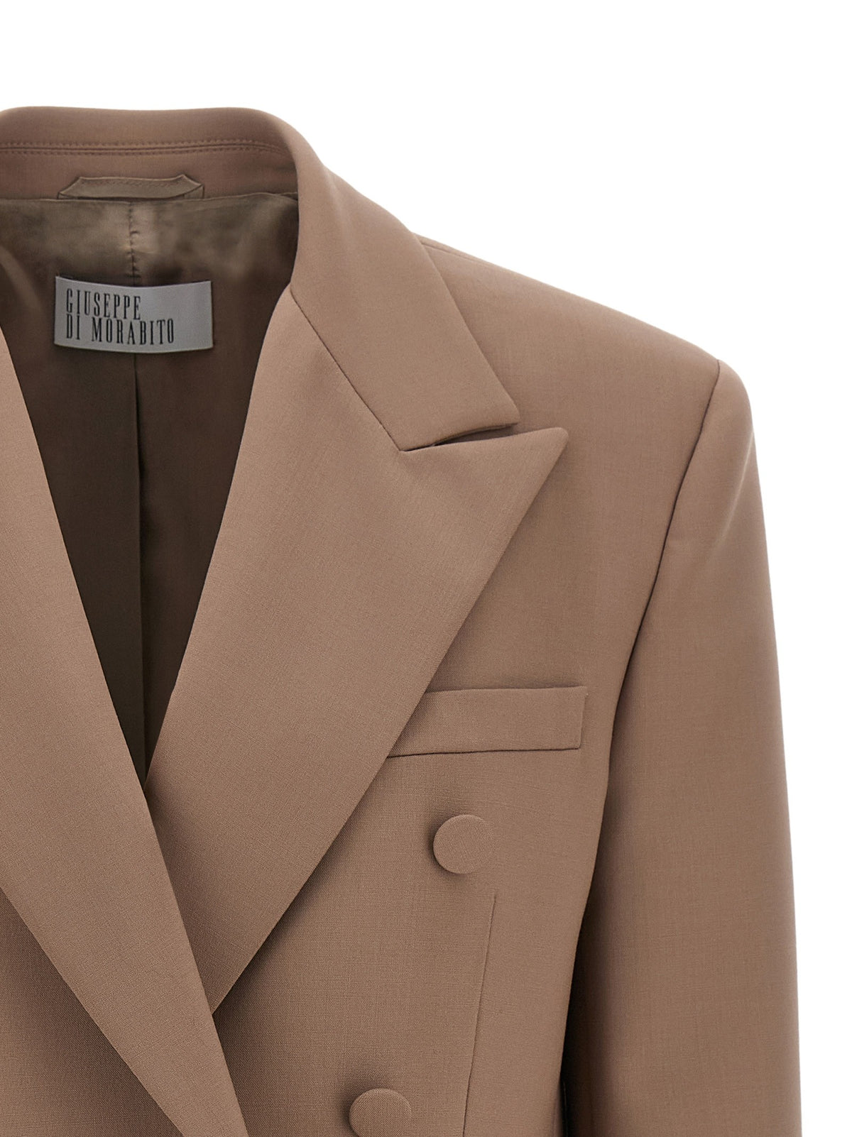Giuseppe Di Morabito Double Breasted Blazer Beige, view 3