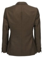 Maurizio Miri Double Breasted Blazer Green, view 2