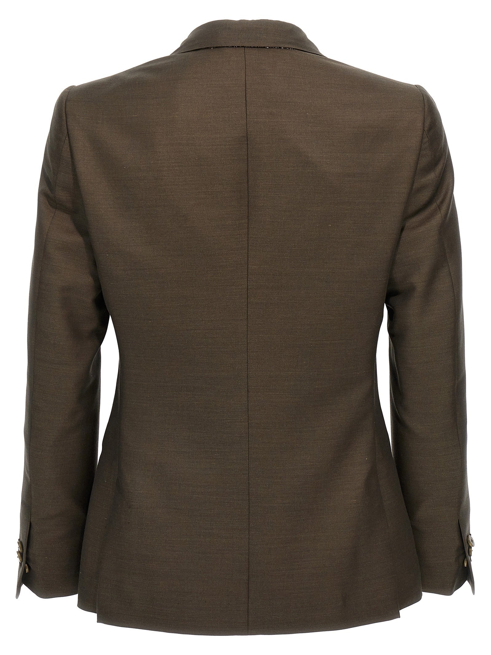 Maurizio Miri Double Breasted Blazer Green