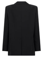 Theory Double Breasted Blazer Black