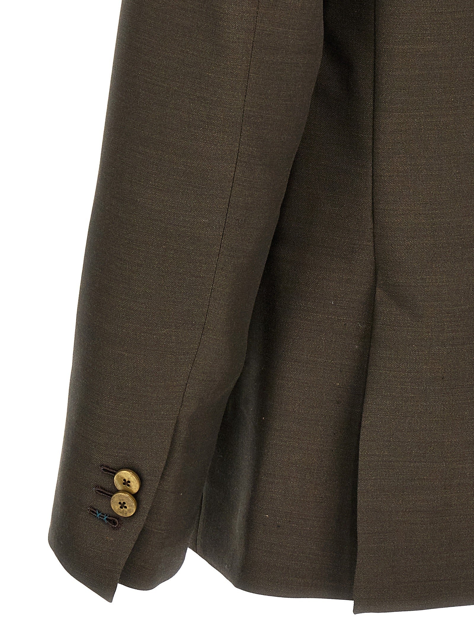 Maurizio Miri Double Breasted Blazer Green