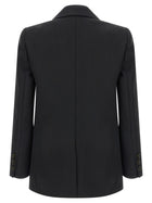 Elisabetta Franchi Double Breasted Blazer Black, view 2