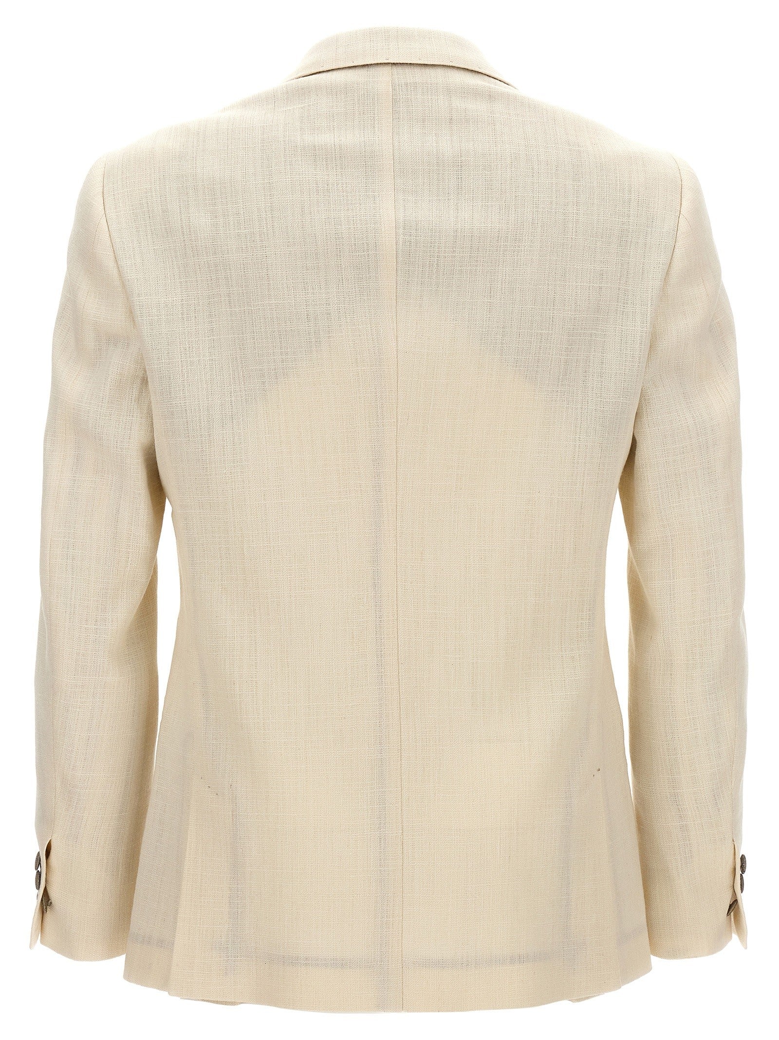 Maurizio Miri Double Breasted Blazer White