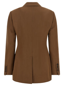 Brunello Cucinelli Double Breasted Blazer Brown