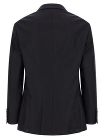 Brunello Cucinelli Double Breasted Blazer Blue