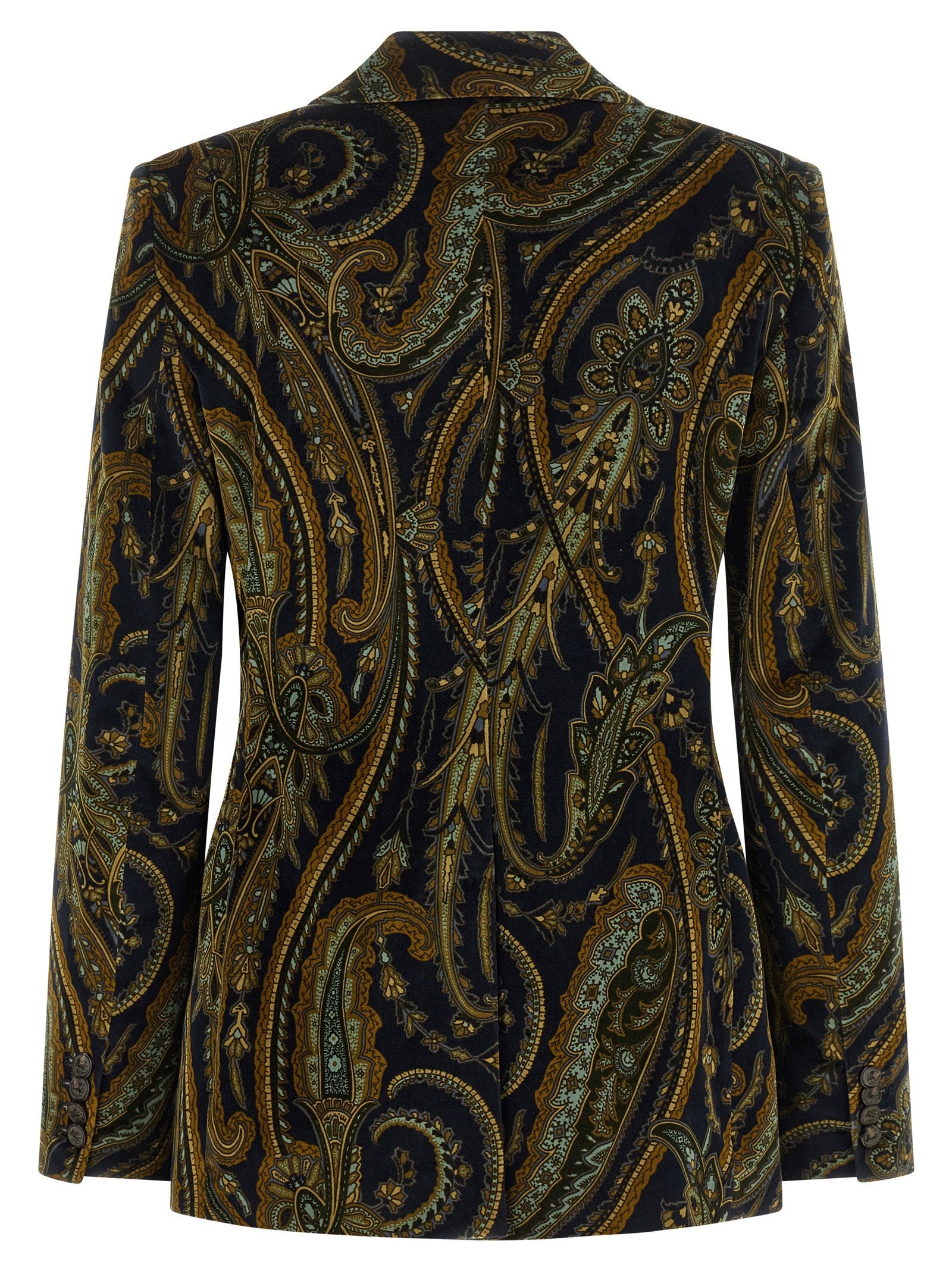 ETRO Double Breasted Blazer Blue