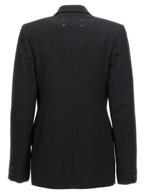 Maison Margiela Double Breasted Blazer Black