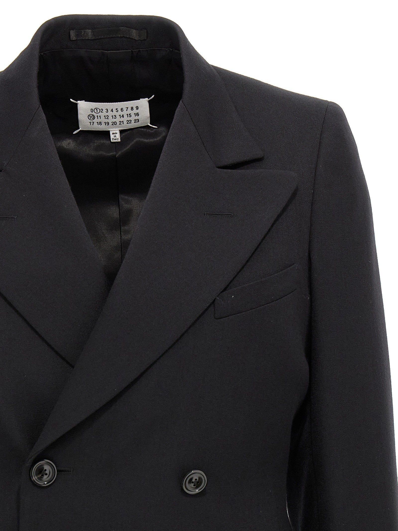 Maison Margiela Double Breasted Blazer Black