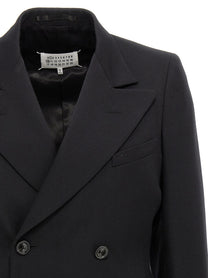 Maison Margiela Double Breasted Blazer Black