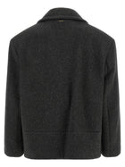 TWINSET Double Breasted Caban Grey