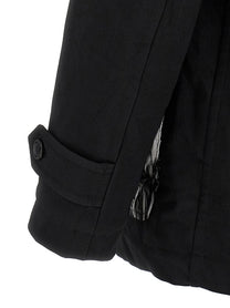 Comme Des Garcons Shirt Double Breasted Caban Black