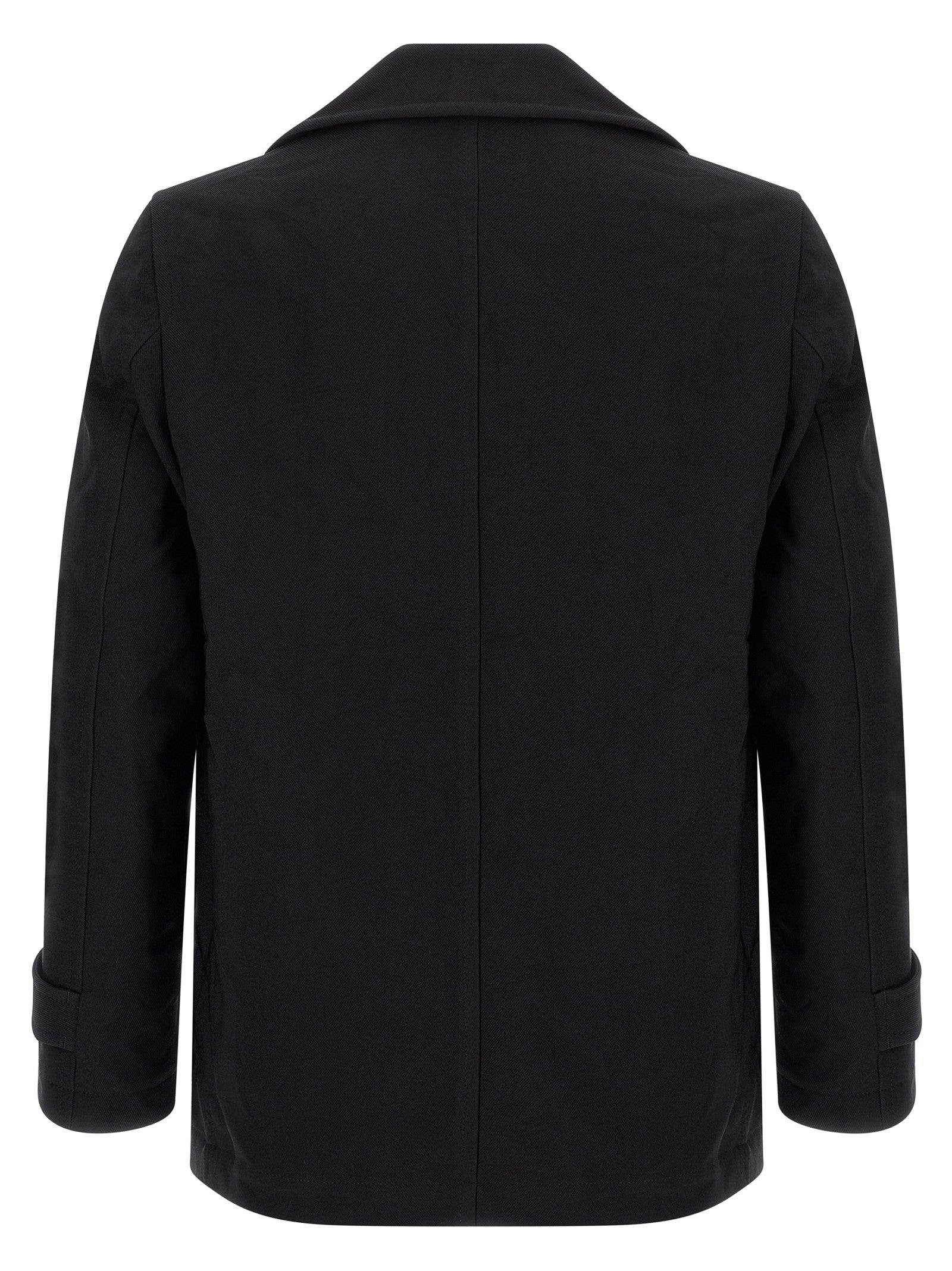 Comme Des Garcons Shirt Double Breasted Caban Black