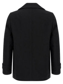 Comme Des Garcons Shirt Double Breasted Caban Black