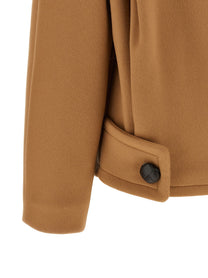Stella McCartney Double Breasted Coat Beige