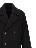 Lemaire Double Breasted Coat Black, view 3