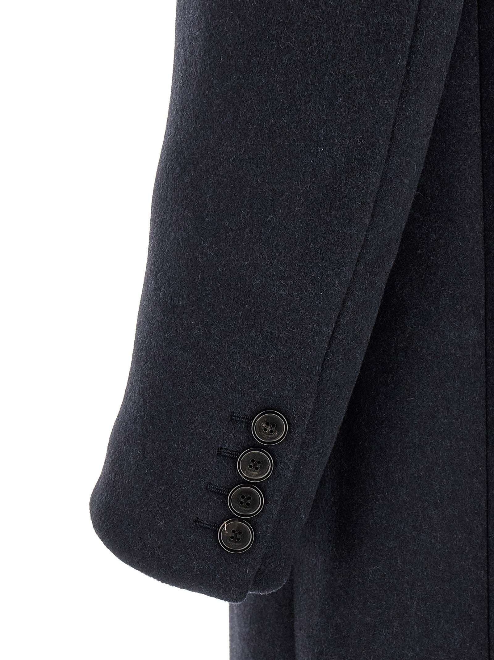 Saint Laurent Double Breasted Coat Blue