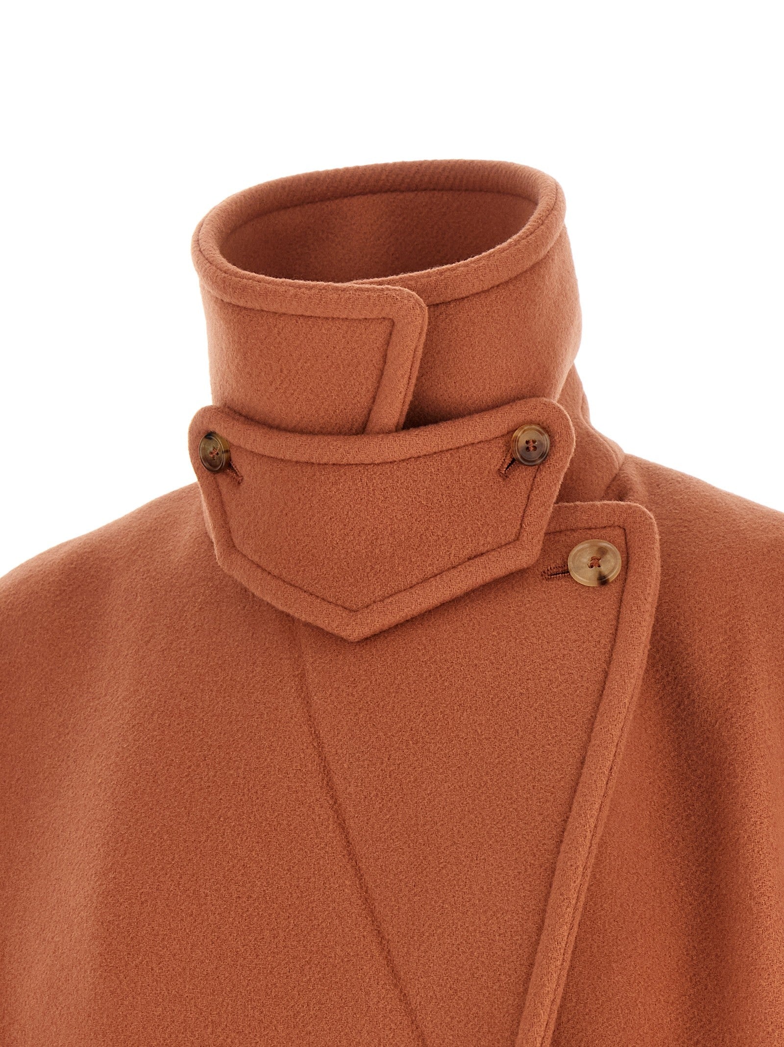 Chloé Double Breasted Coat Blue