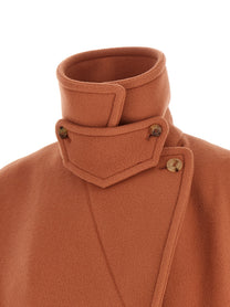 Chloé Double Breasted Coat Blue