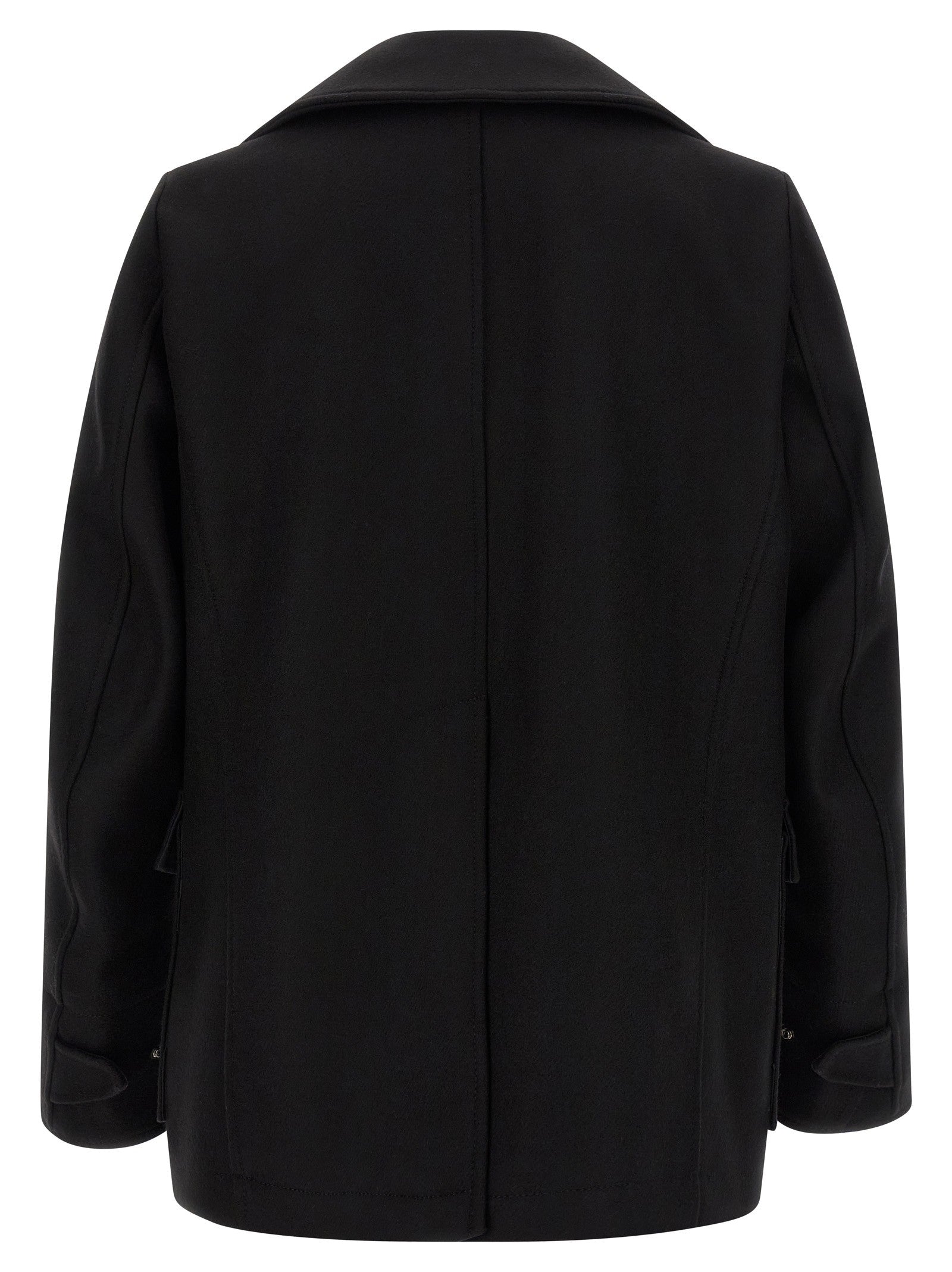 Dsquared2 Double Breasted Coat Black