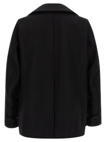Dsquared2 Double Breasted Coat Black