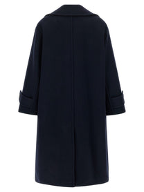 Chloé Double Breasted Coat Blue