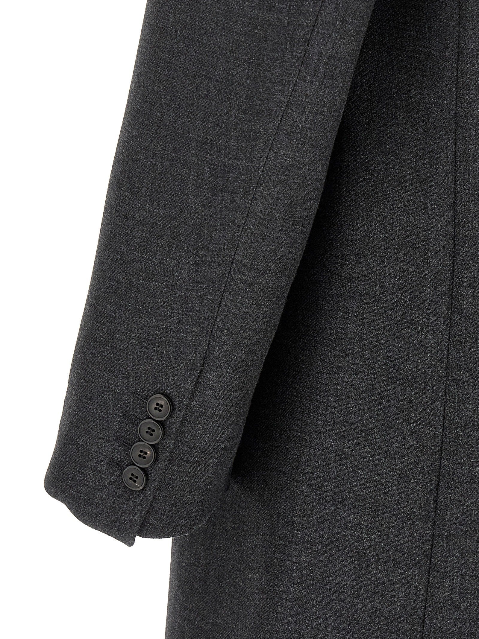 Dries Van Noten Double Breasted Coat Grey
