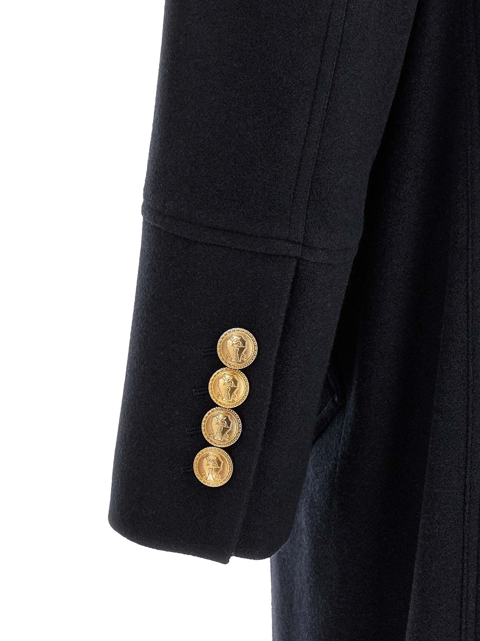 Brunello Cucinelli Double Breasted Coat Blue