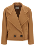 Stella McCartney Double Breasted Coat Beige