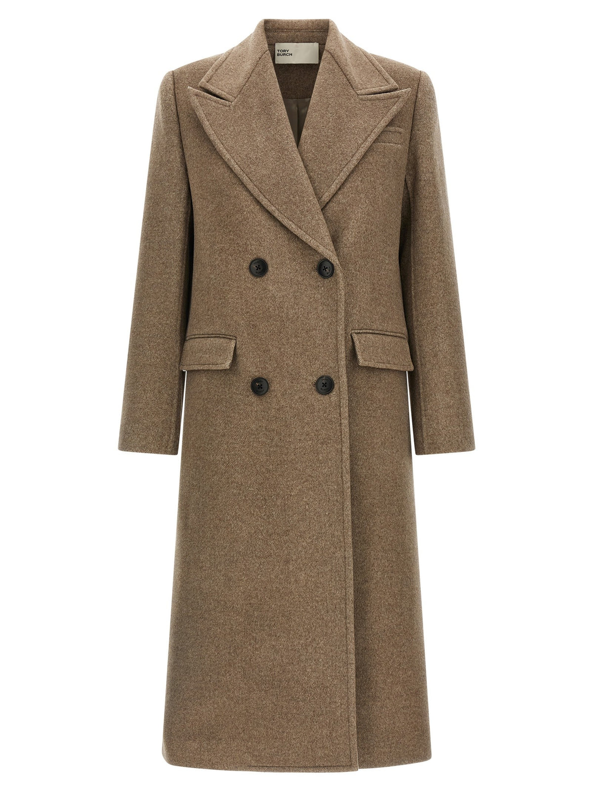 Tory Burch Double Breasted Coat Beige