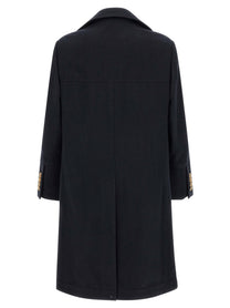 Brunello Cucinelli Double Breasted Coat Blue