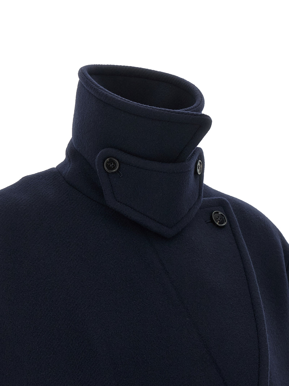 Chloé Double Breasted Coat Blue