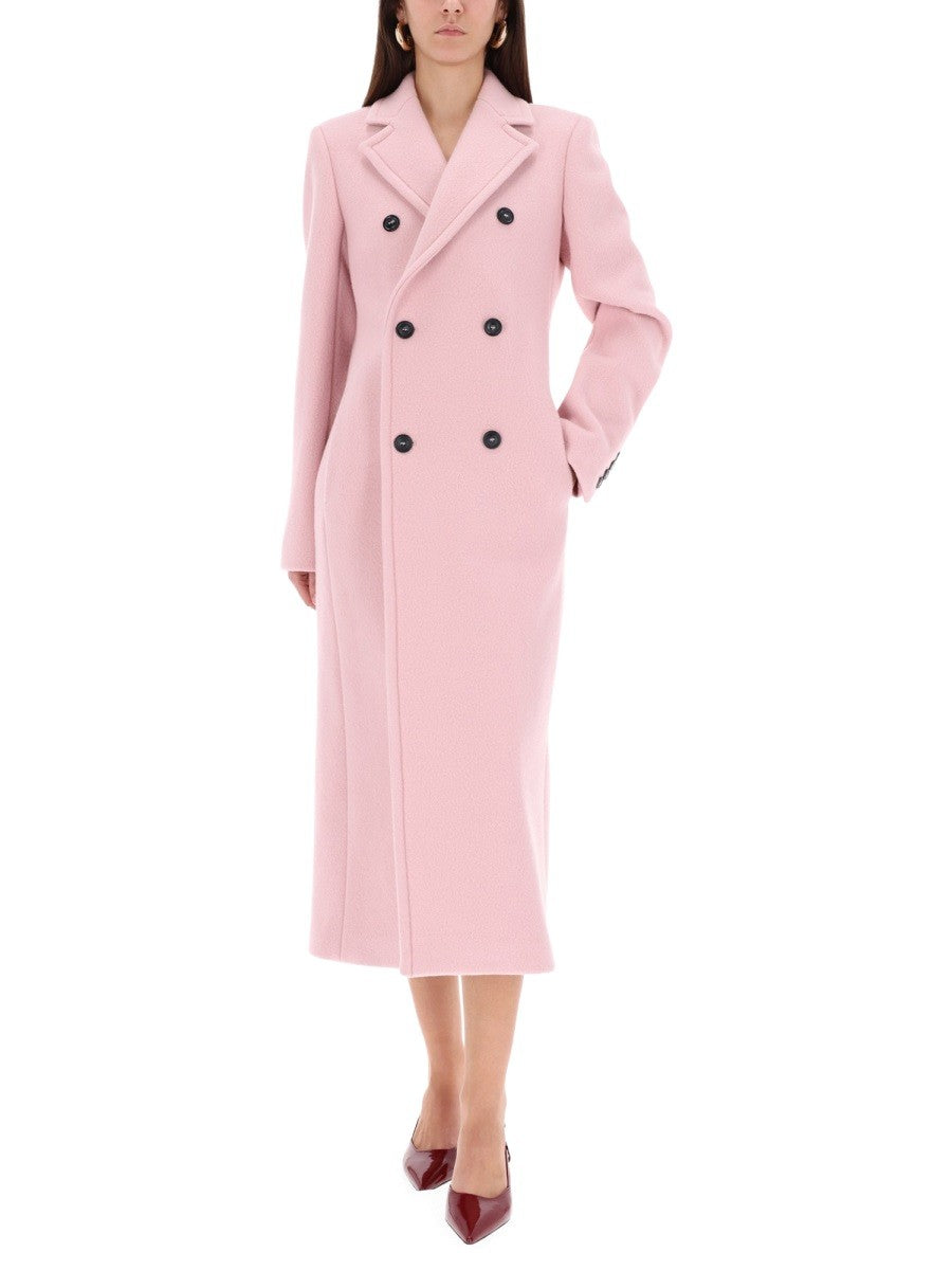 Sportmax Women's Double Breasted Coat Blue, view 2