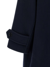 Chloé Double Breasted Coat Blue