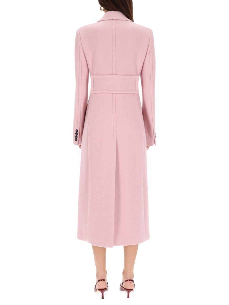 Sportmax Women's Double Breasted Coat Blue, view 3