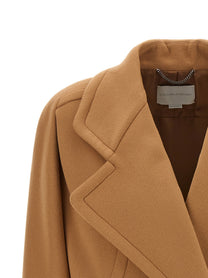 Stella McCartney Double Breasted Coat Beige