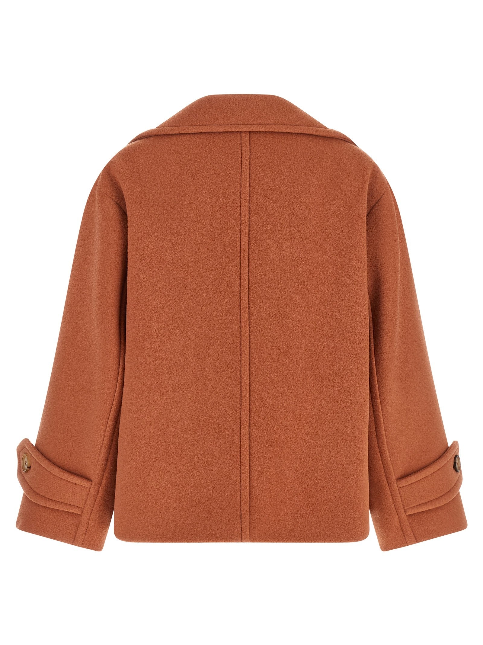 Chloé Double Breasted Coat Blue