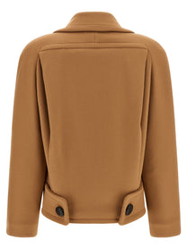 Stella McCartney Double Breasted Coat Beige