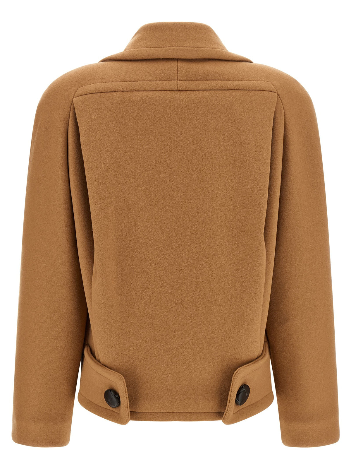 Stella McCartney Double Breasted Coat Beige, view 2