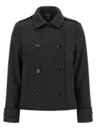 Lauren Ralph Lauren Double Breasted Coat Grey