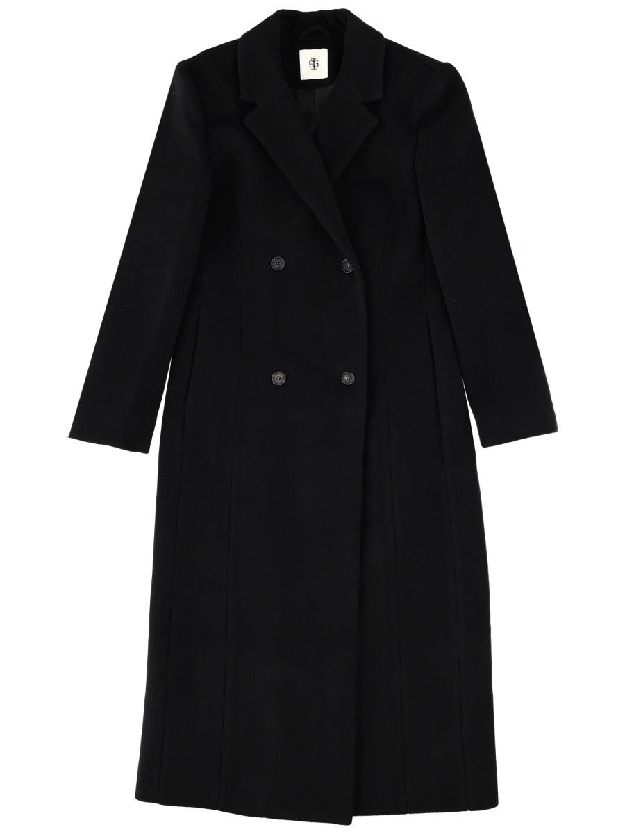The Garment Women's Double Breasted Coat Black