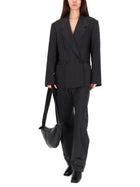 Lemaire Women's Double Breasted Jacket Grey, view 2