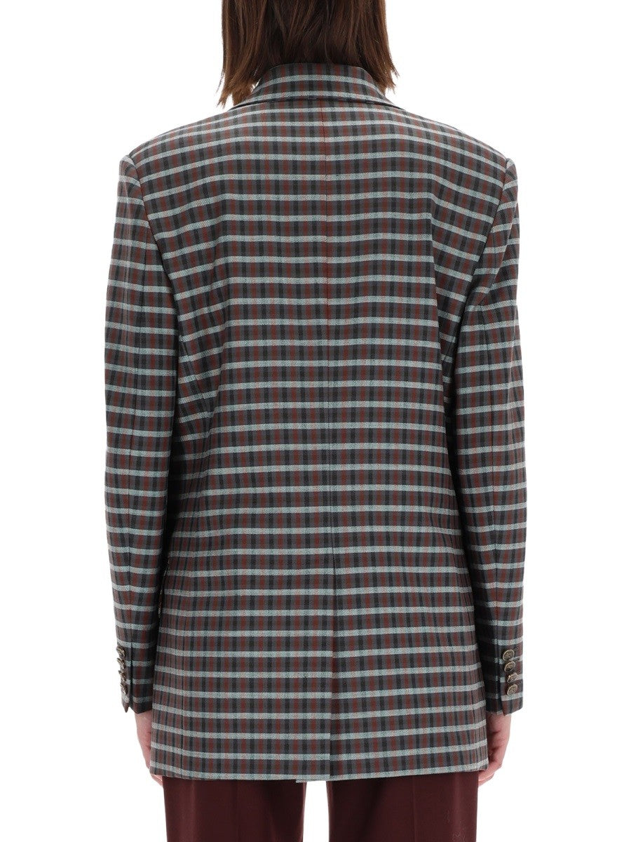 Etro Women's Double Breasted Jacket Grey