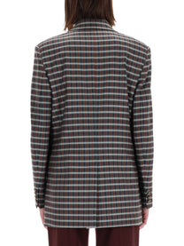 Etro Women's Double Breasted Jacket Grey